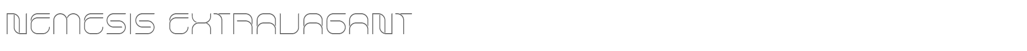 Sample characters Nemesis Font
